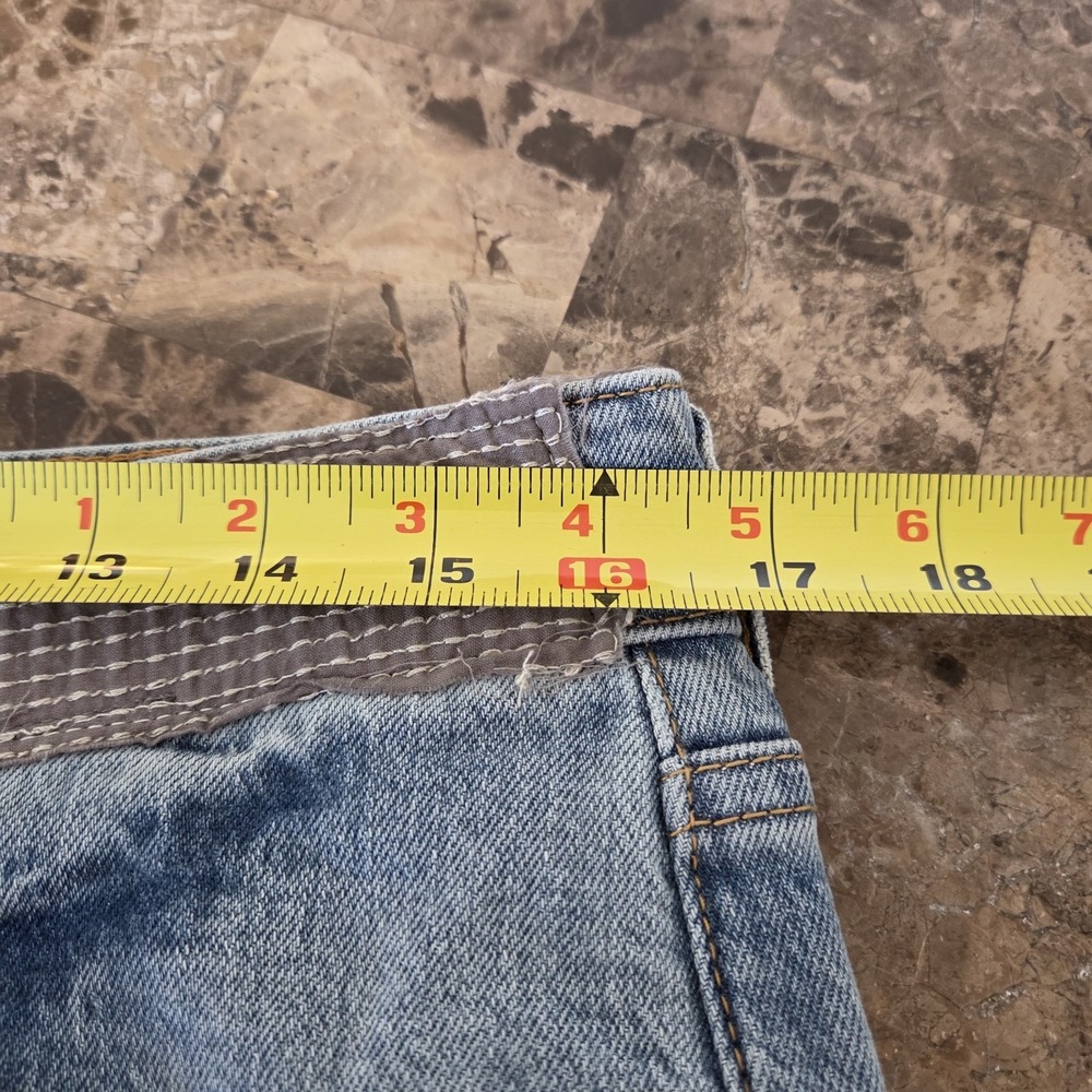 Anthropologie Pilcro 30 Slim Boyfriend Embroidered Patch Mid Rise Distress Jean - Picture 8 of 16